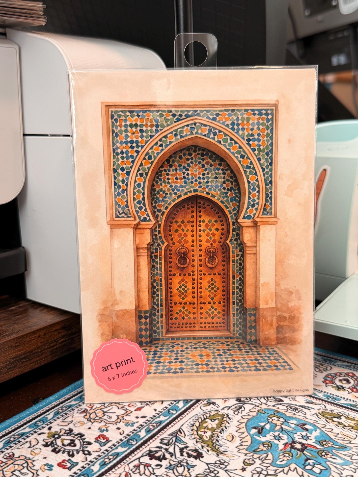 Moroccan Door Art Print
