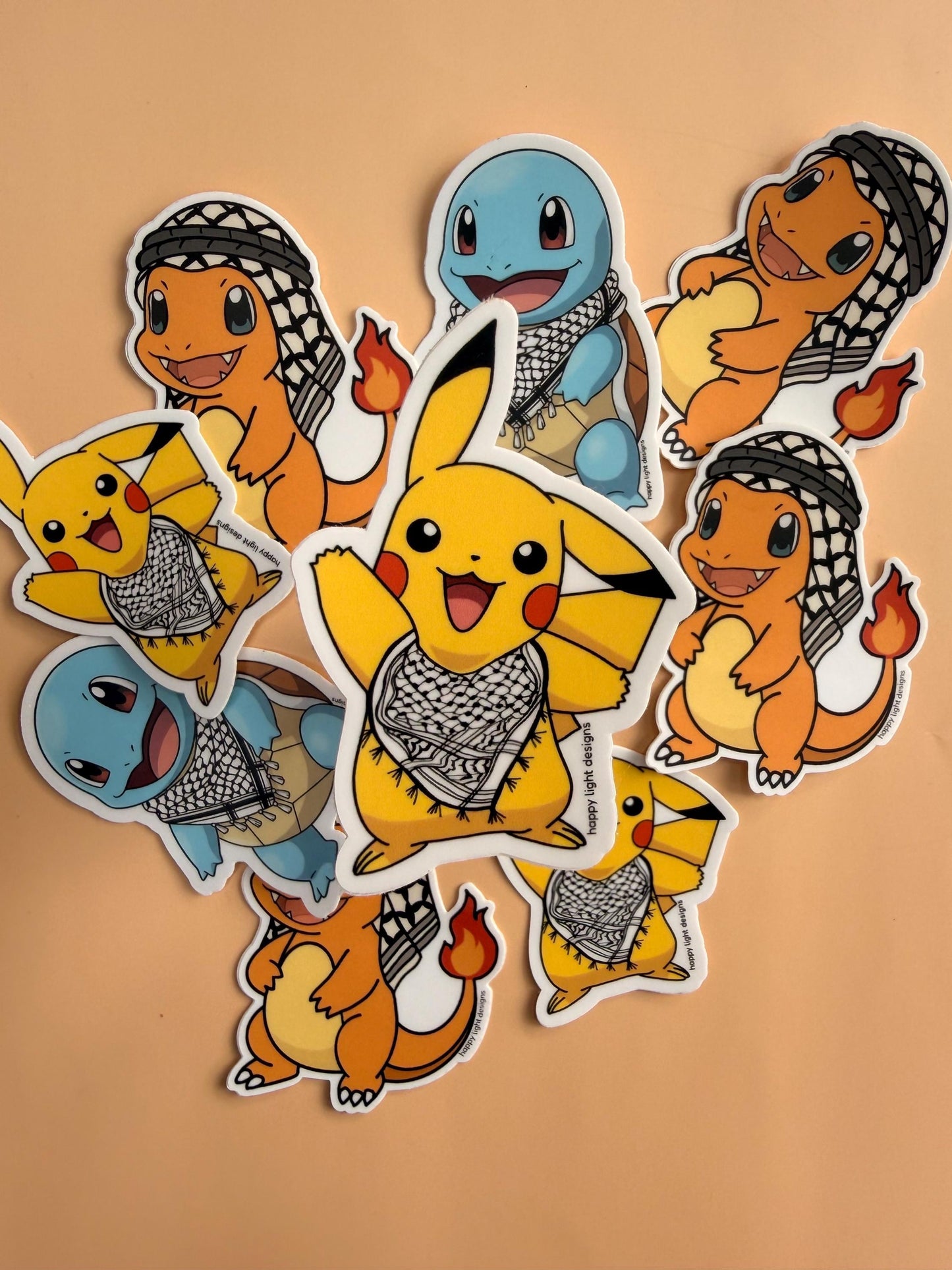 Pokemon Palestinian Stickers