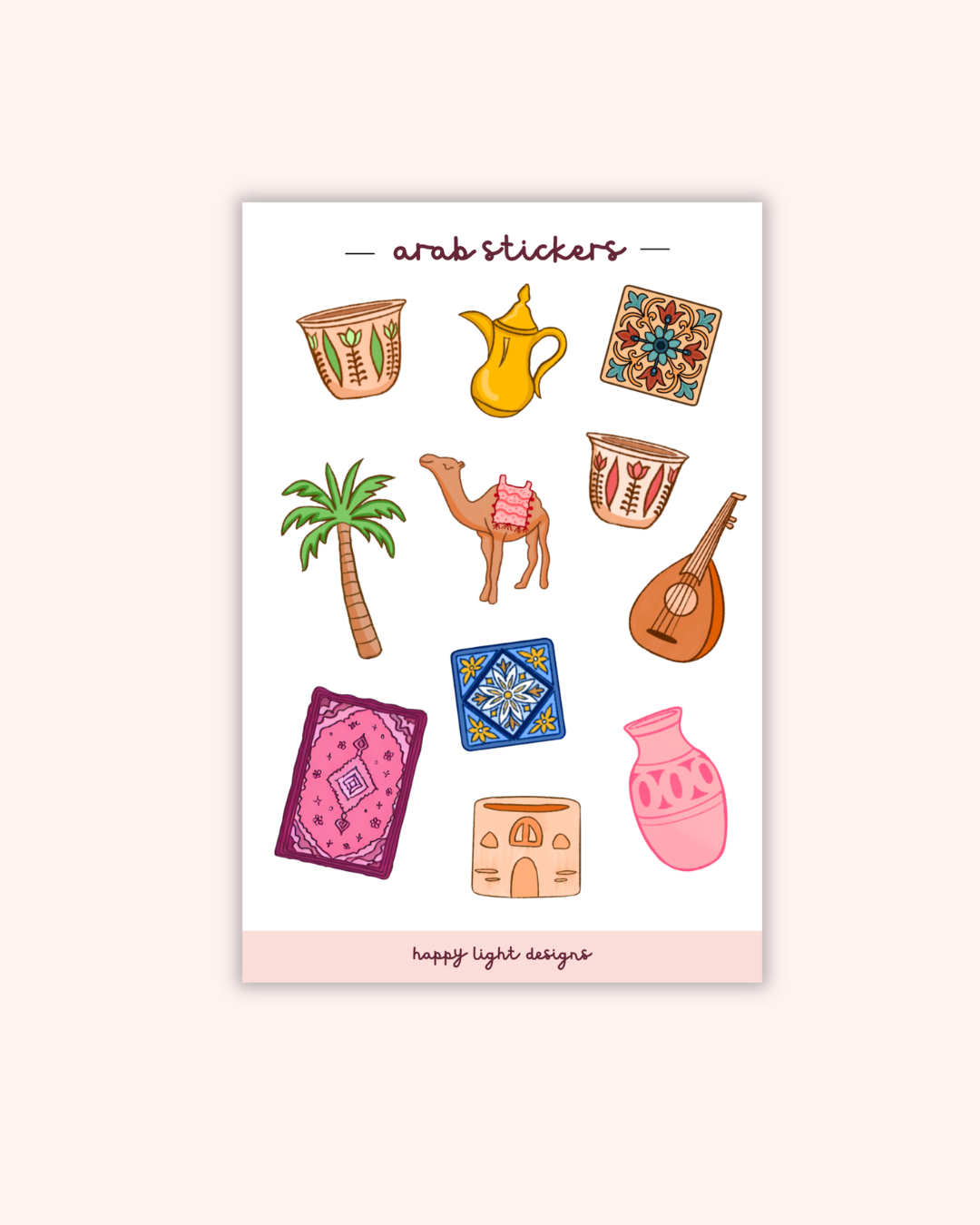 Arab Sticker Sheet