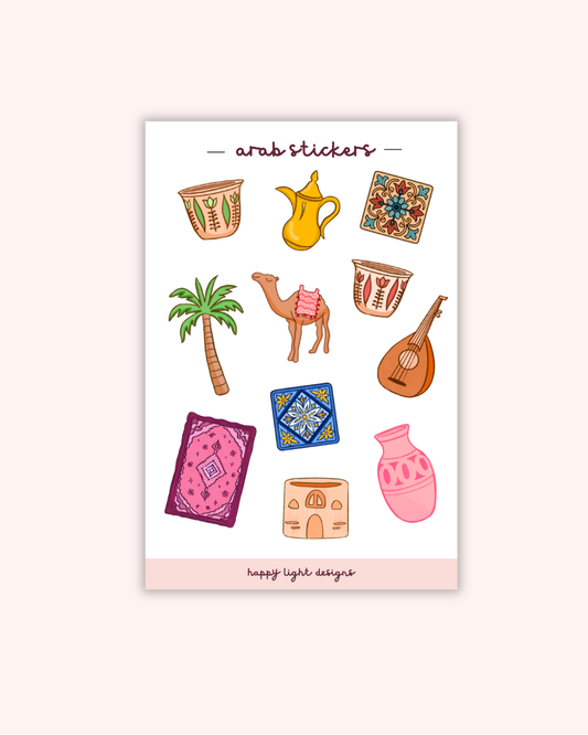Arab Sticker Sheet