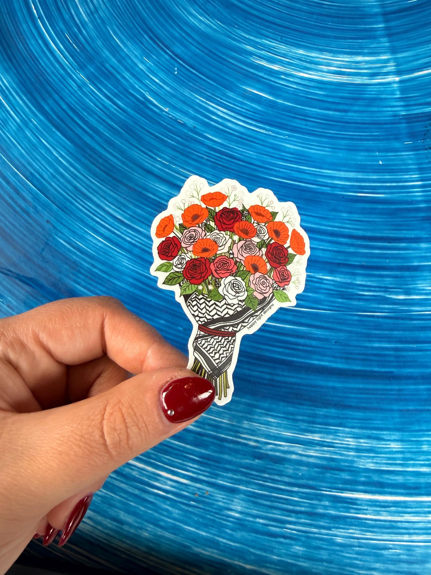 Keffiyeh Bouquet Sticker