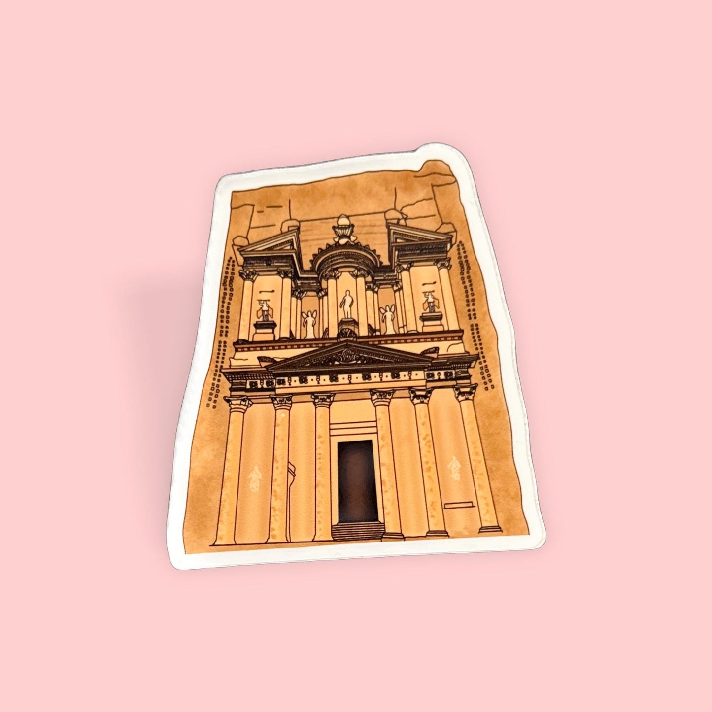 Petra Jordan Sticker