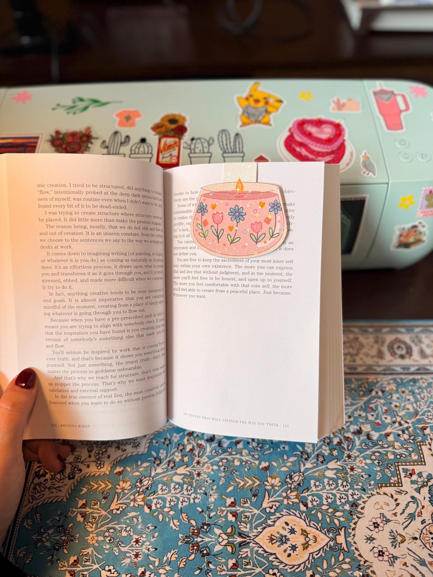 Magnetic Candle Bookmark