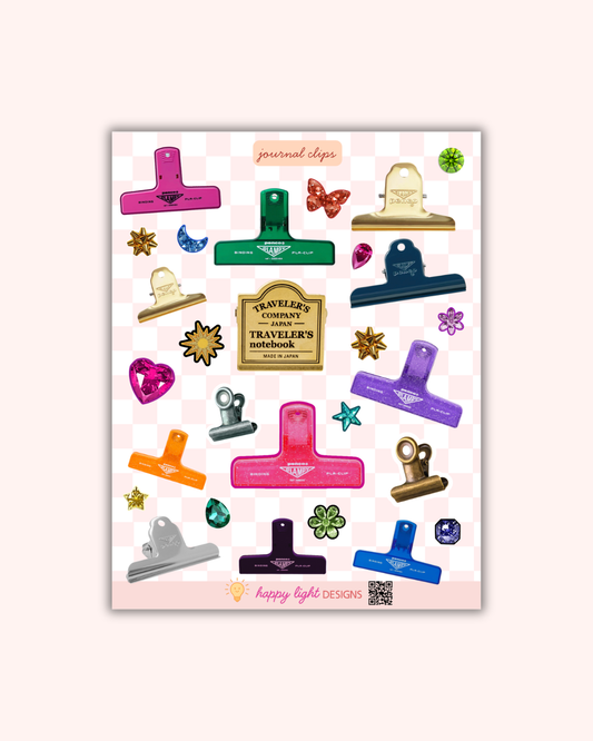 Junk Journaling Sticker Sheet