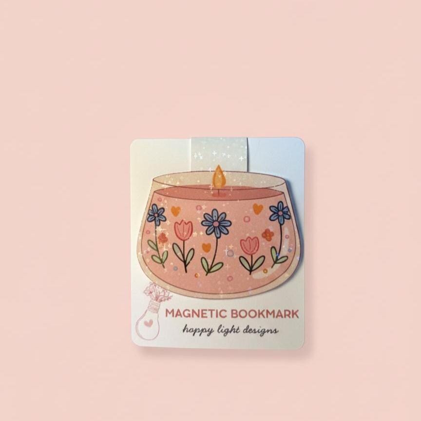 Magnetic Candle Bookmark