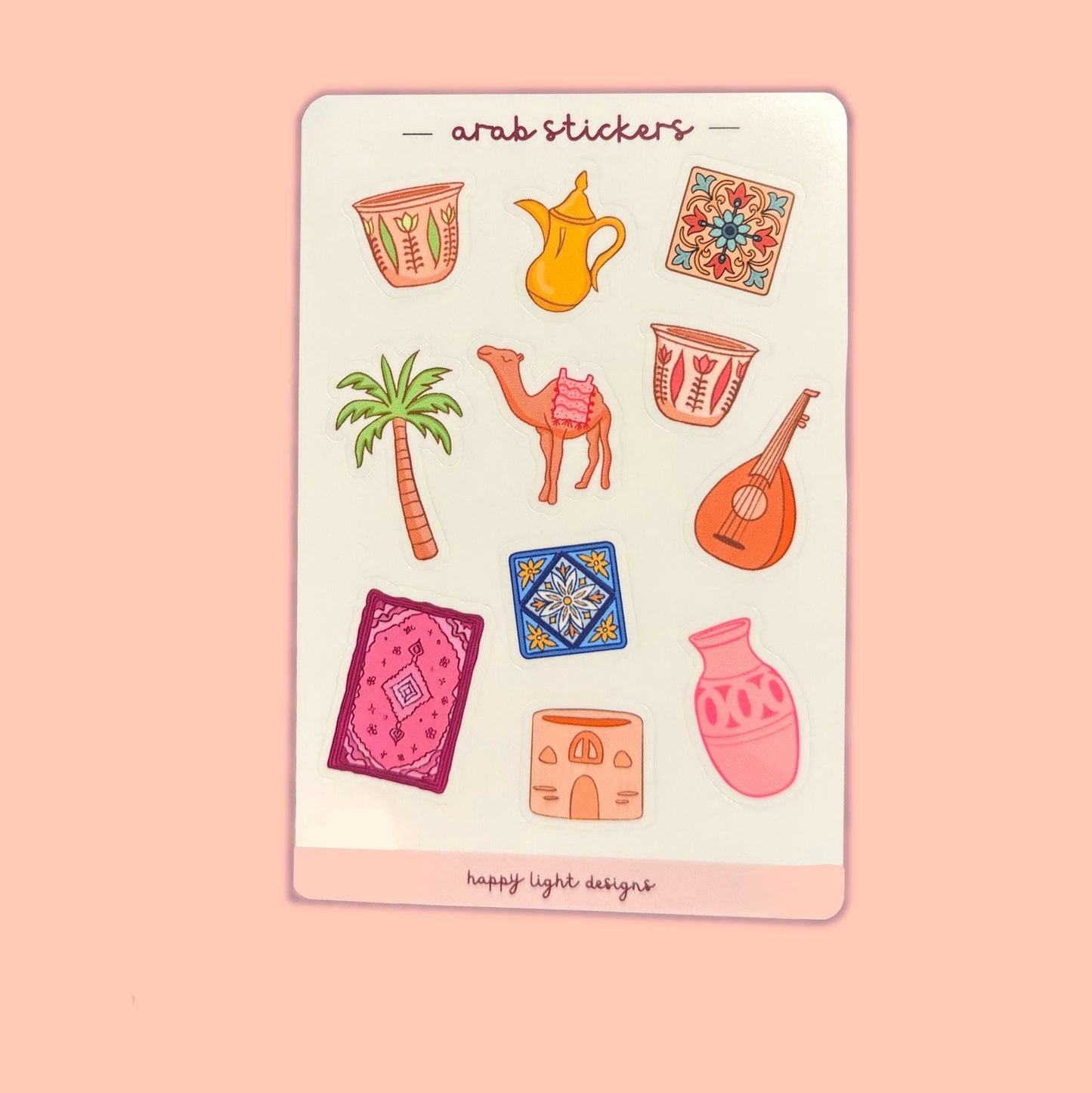 Arab Sticker Sheet