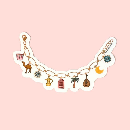 Arab Charm Bracelet Sticker
