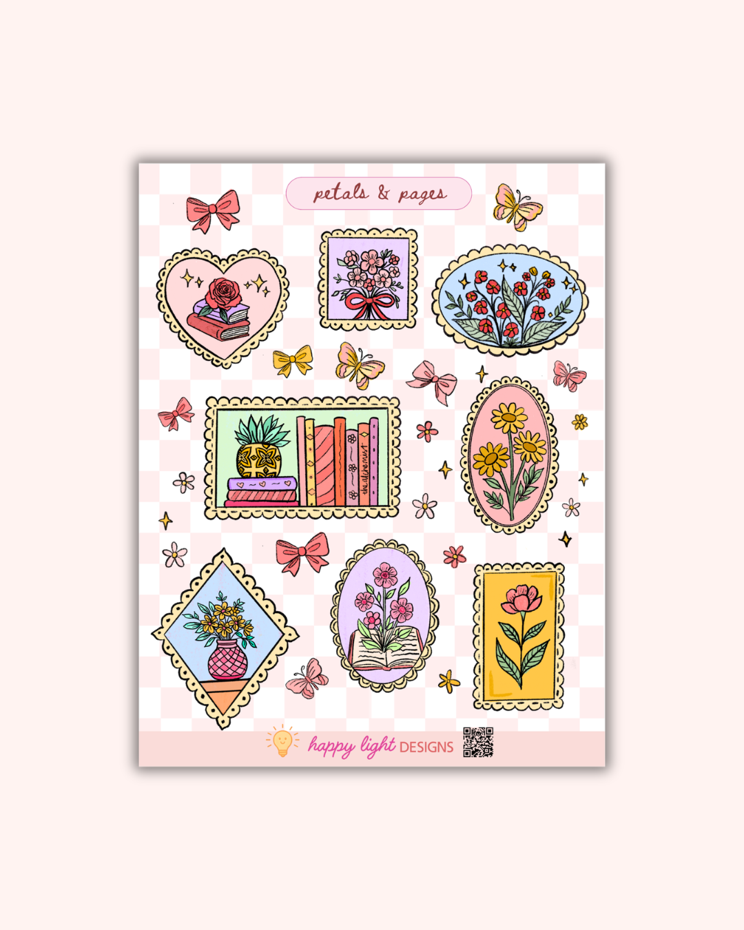 Petals & Pages Sticker Sheet