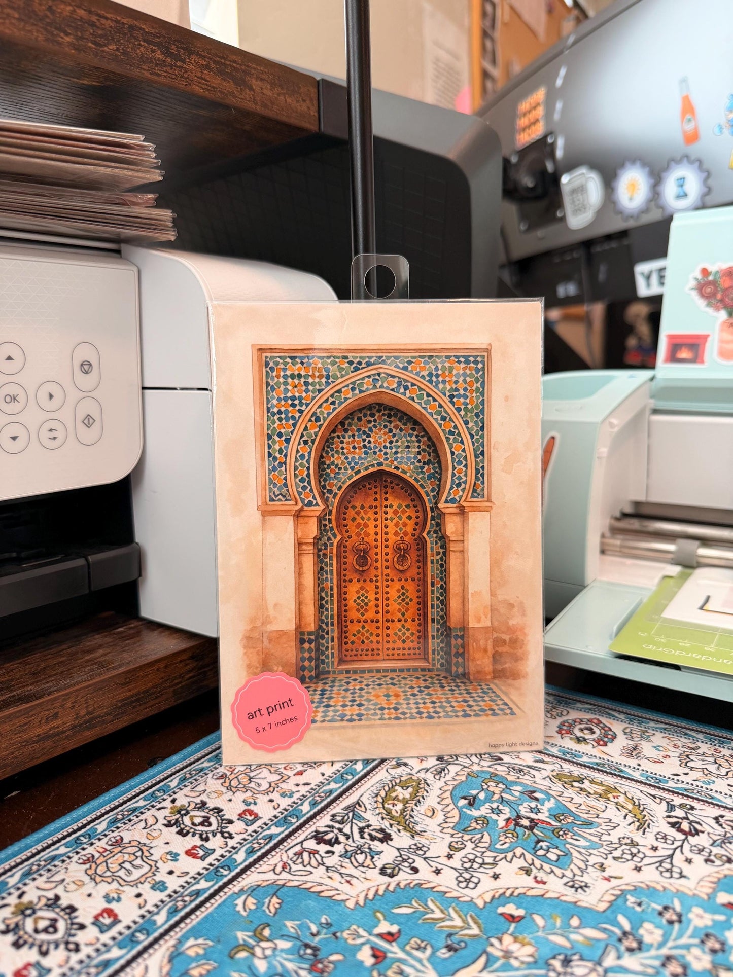 Moroccan Door Art Print