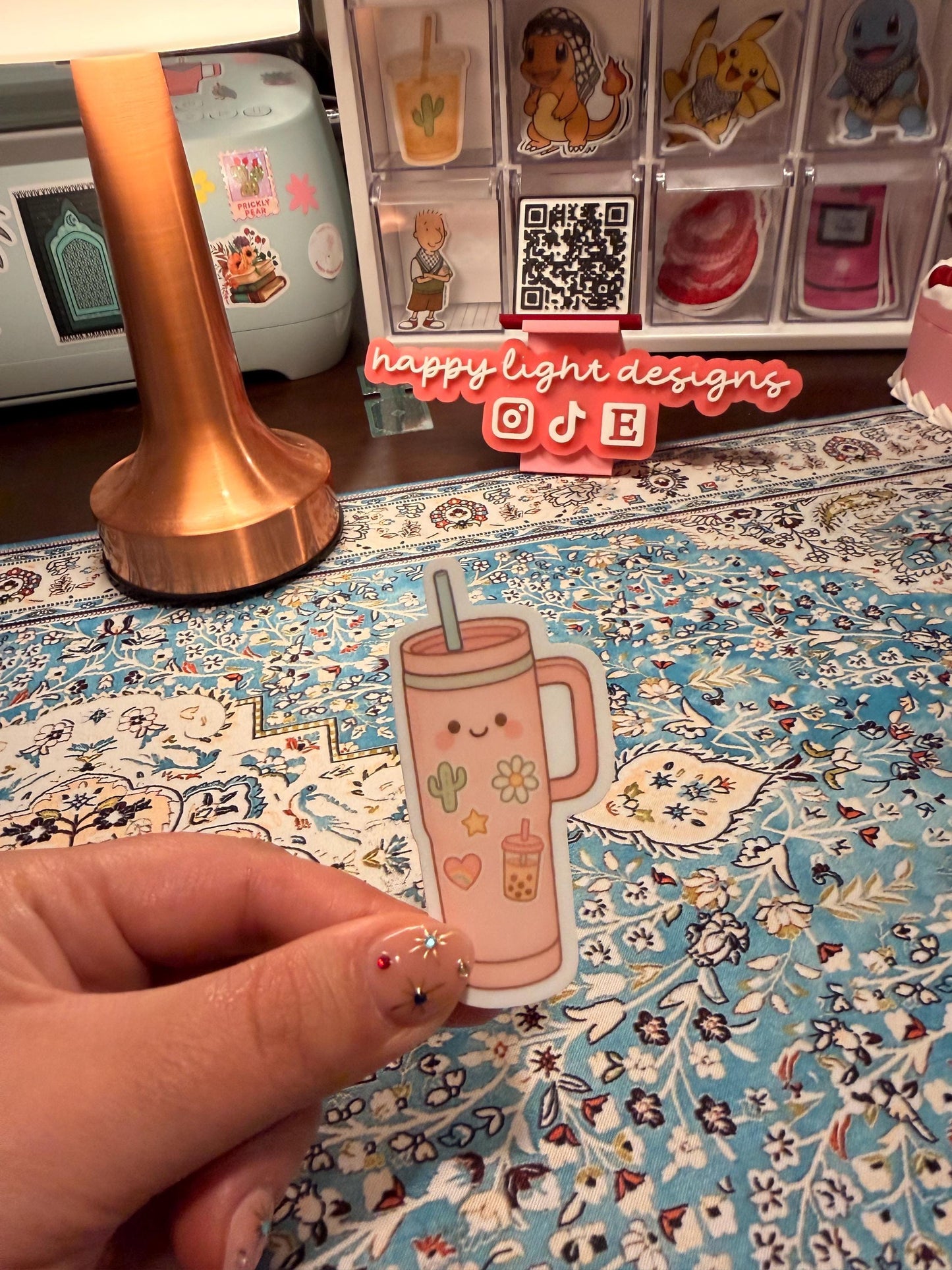 Kawaii Stanley Cup Sticker