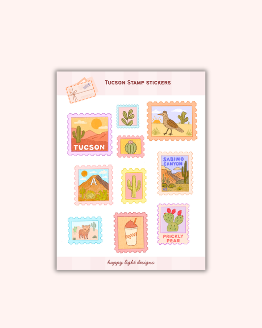 Tucson, Arizona Sticker Sheet