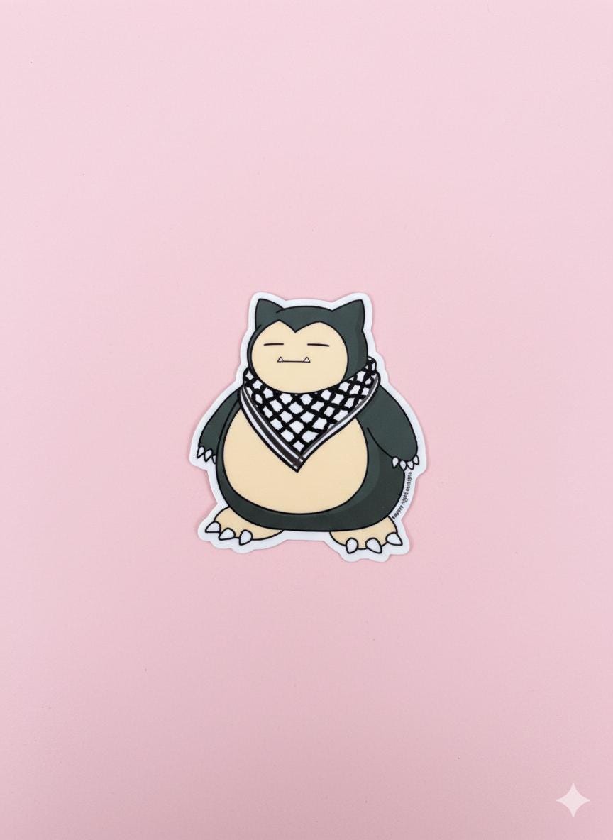 Pokemon Palestinian Stickers