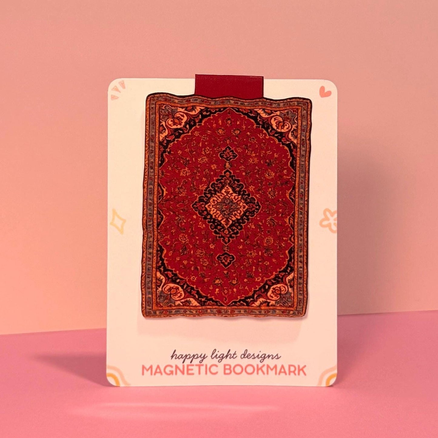 Magnetic Middle Eastern Rug Bookmark