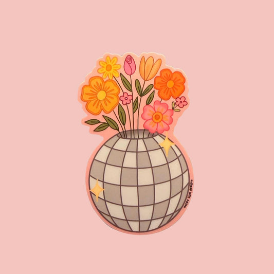Disco Floral Sticker