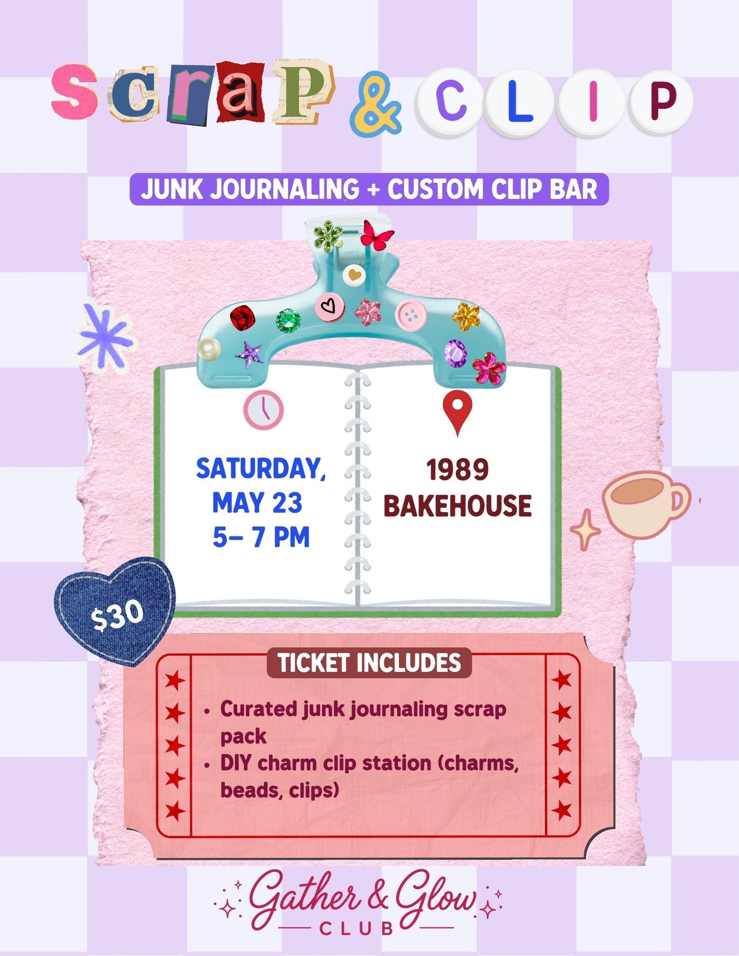 Gather & Glow Club: Scrap & Clip [Tucson]