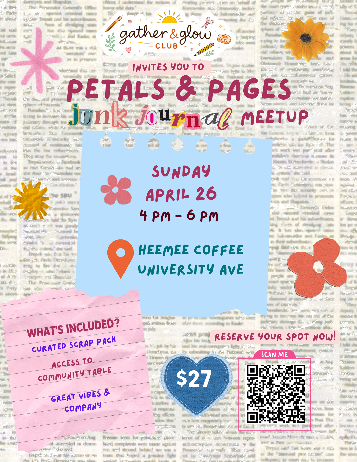 Gather & Glow Club Junk Journal Meetup [Tucson]