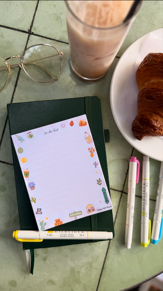 Tucson To-Do List Notepad
