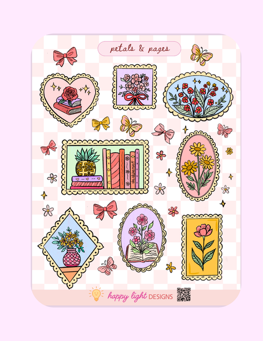 Petals & Pages Sticker Sheet