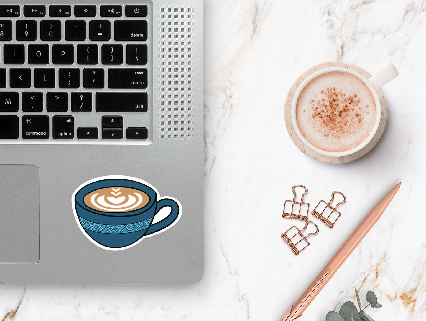 Latte Sticker