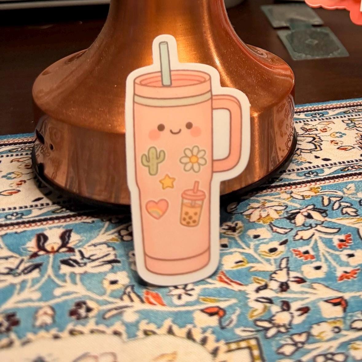 Kawaii Stanley Cup Sticker