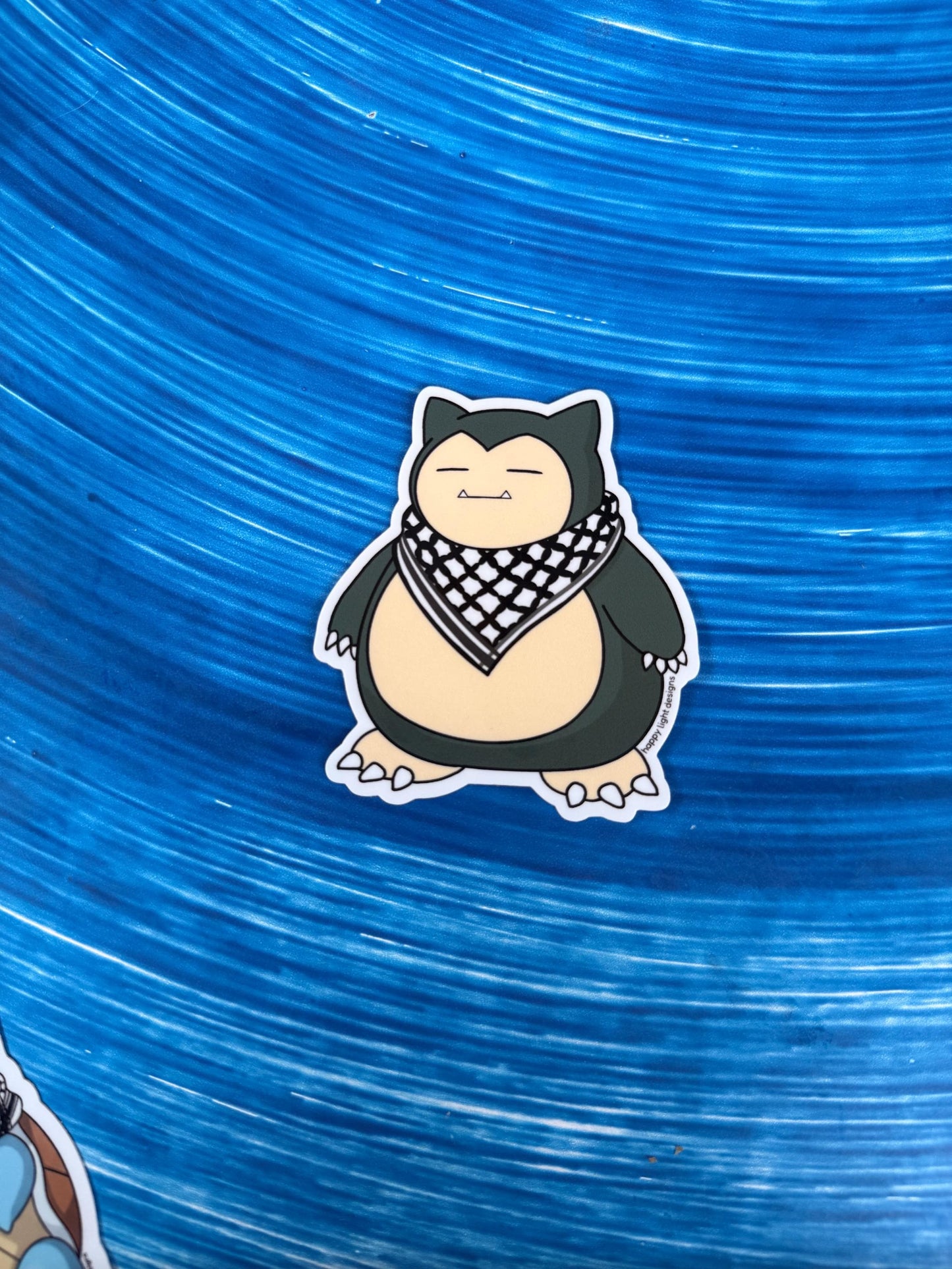 Keffiyeh Snorlax Sticker