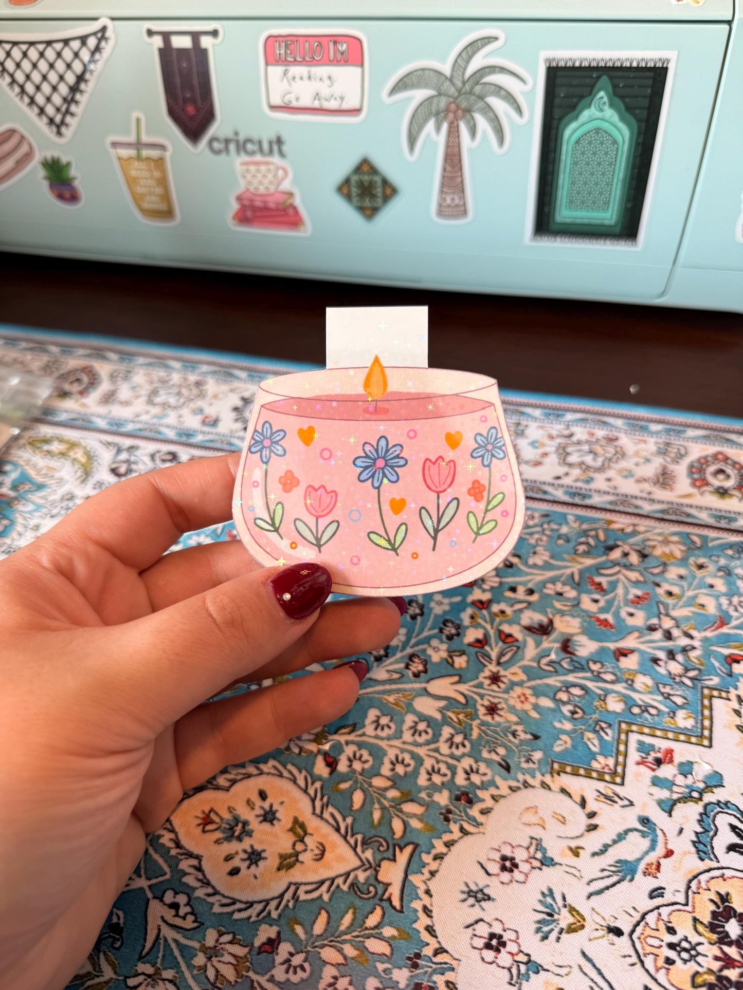 Magnetic Candle Bookmark