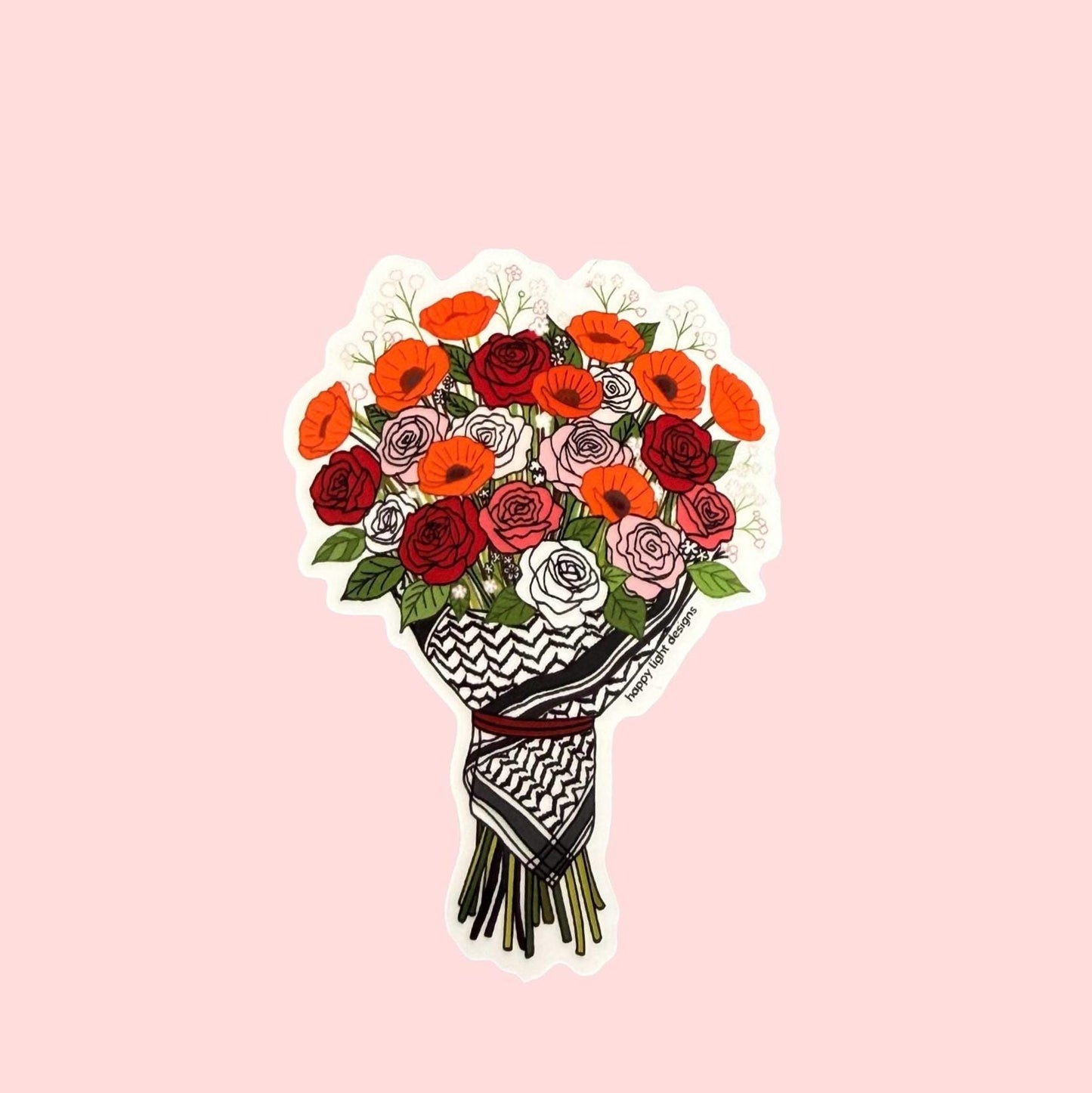 Keffiyeh Bouquet Sticker