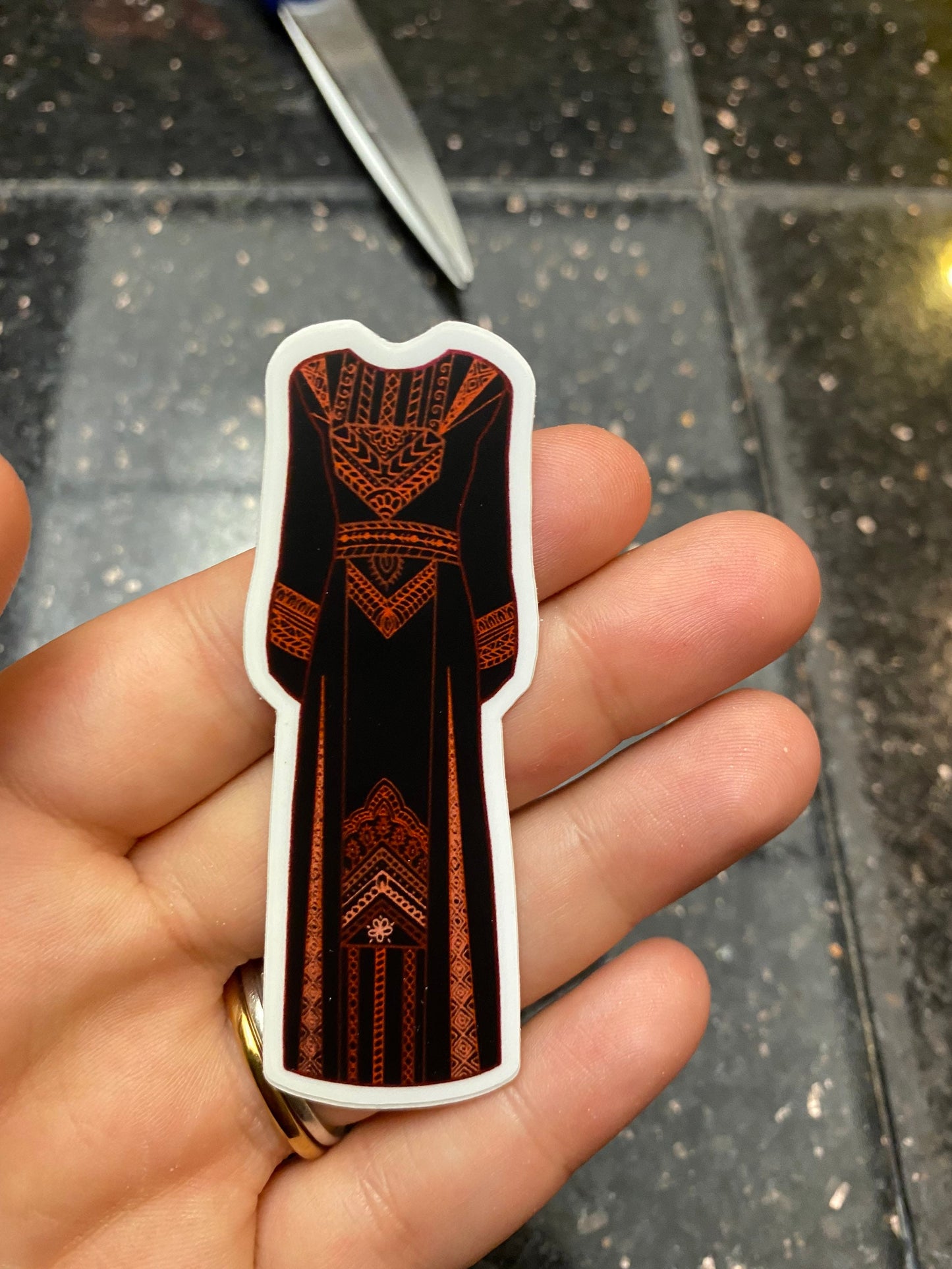 Palestinian Thobe Sticker