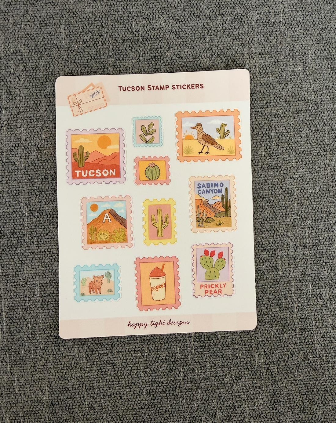 Tucson, Arizona Sticker Sheet