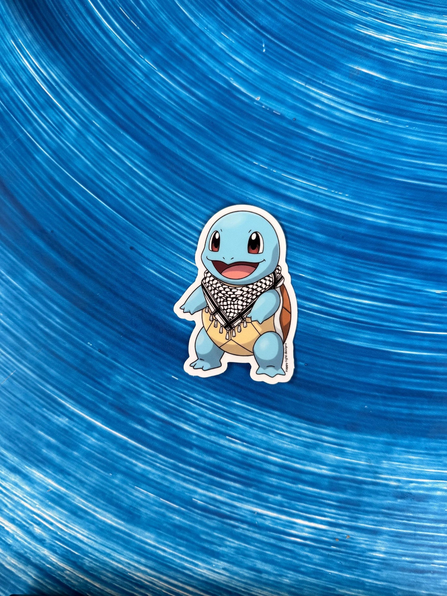 Keffiyeh Squirtle Sticker