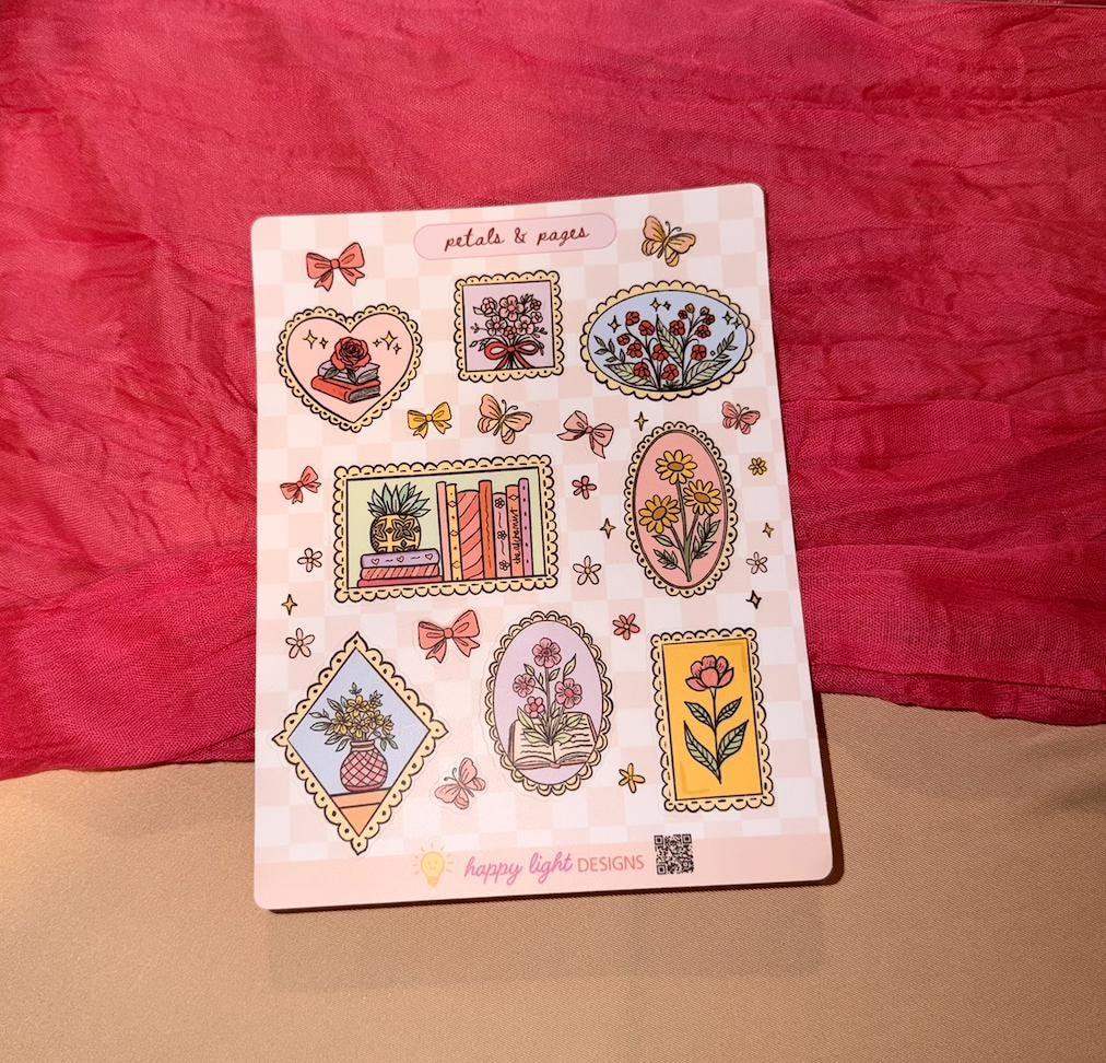 Petals & Pages Sticker Sheet