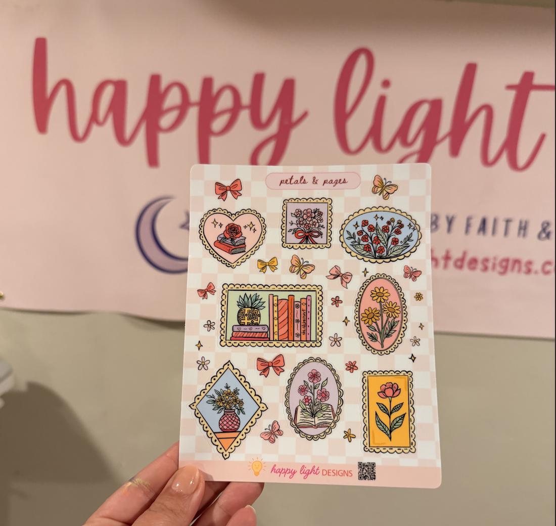 Petals & Pages Sticker Sheet