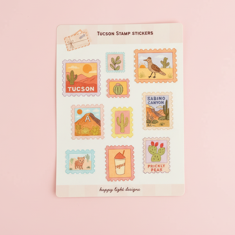 Tucson Arizona Sticker Sheet - Sharp