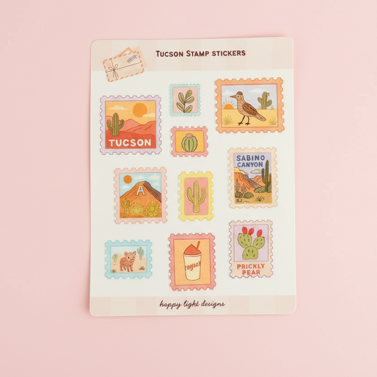Tucson Arizona Sticker Sheet - Sharp
